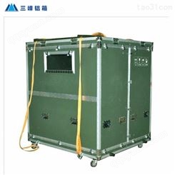 加强加厚军绿色包装箱订制 铝合金箱厂家 加固设备箱生产 找陕西三峰