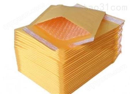 黄色牛皮纸加厚气泡信封袋 厂家直售牛皮纸文件袋