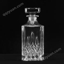 火速 生产水晶洋酒白酒玻璃瓶 创意喷色加工工艺瓶 可按样瓶定制