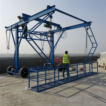 2吨护栏台车 桥梁施工模板安装台车厂家 2吨护栏台车在济宁