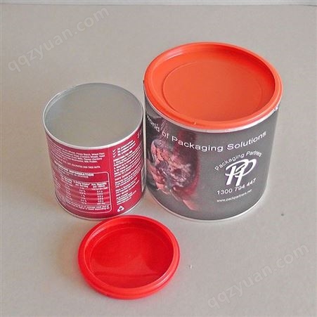 食品密封茶叶桶 牛皮纸香管海报圆纸筒 创意马口铁盖通用包装纸罐