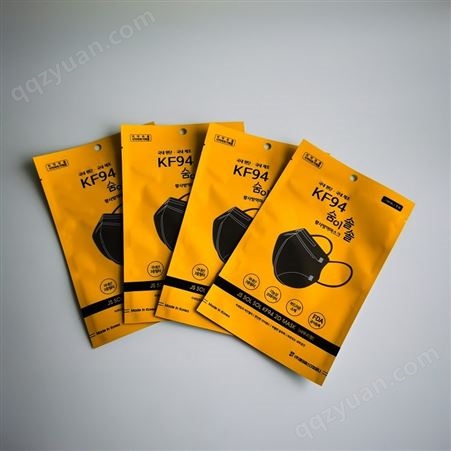 广东厂家定制韩国kf94口罩包装袋 消光镀铝口罩独立包装袋 kn95口罩防护用品包装袋厂家