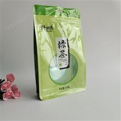 山东厂家定制茶叶包装袋 塑料印刷茶叶袋 自立开窗茶叶袋 阴阳镀铝复合袋