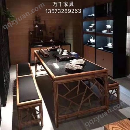 新中式茶桌 大板桌 中式茶桌大量批发 质量保障 价格实惠