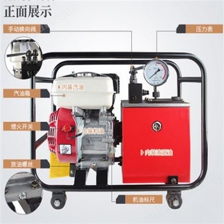 原装KORT双回路汽油机液压泵HPE-700泵站汽油机机动超高压液压泵