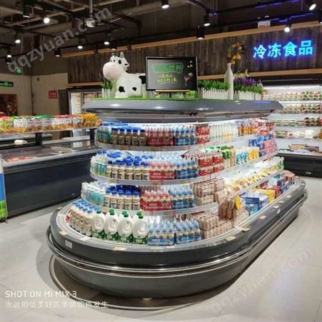 HXLF系列上海超市水果保鲜柜厂家 分体式水果保鲜柜 水果保鲜冷柜