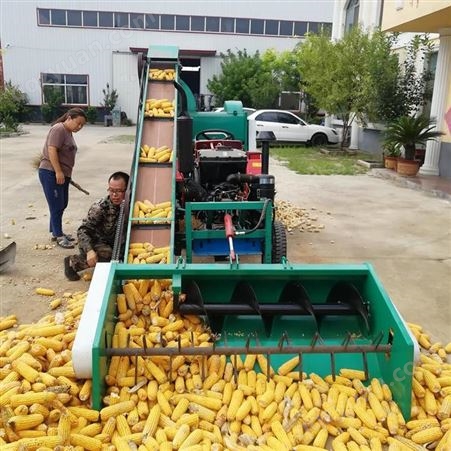 河北 大型玉米脱粒机 自动装车玉米脱粒机 直销厂家