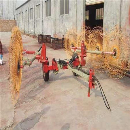 厂家生产 牧草圆盘搂草机 牵引式圆盘搂草机