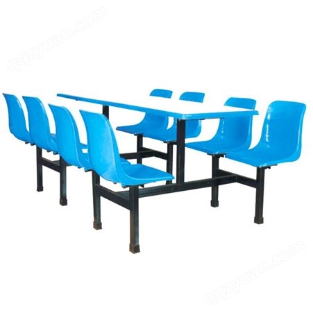 食堂员工餐桌椅 学生食堂组合式多人位餐桌椅 连体餐桌椅 食堂餐桌椅