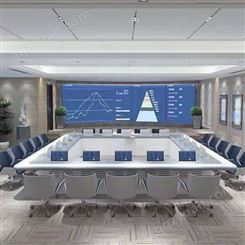 升降条桌 智能办公会议桌 产地货源 办公家具