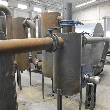 原木竹子炭化设备 润合 真空干馏式炭化炉 高温耐烧