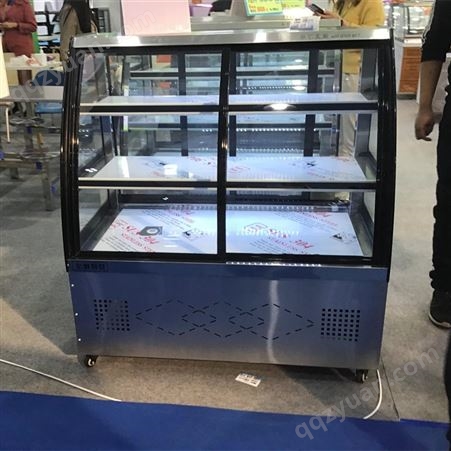 郑州蛋糕柜定制   1.5米弧形蛋糕柜