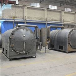 真空干馏式炭化炉 生产效果好 润合 原木竹子炭化设备