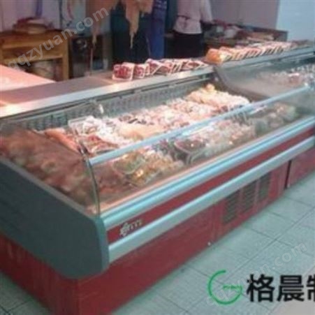 超市鲜肉柜价格  风冷鲜肉柜|卧式鲜肉柜