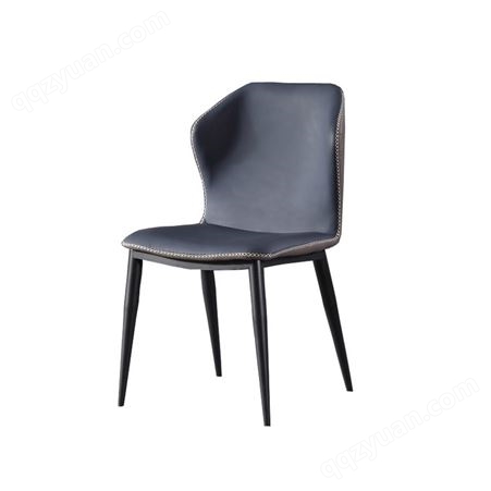 意式餐椅家用现代简约北欧餐厅轻奢皮餐椅DF-026