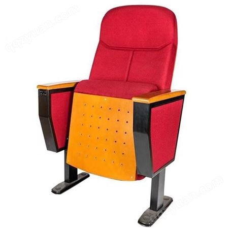 本色金属礼堂椅排椅会议椅报告厅剧院电影院椅子阶梯椅影院连排椅带写字板T-356