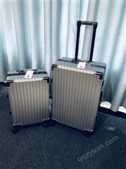 2017新品复古拉杆箱万向轮铝框旅行箱20登机密码箱皮箱行李箱硬箱