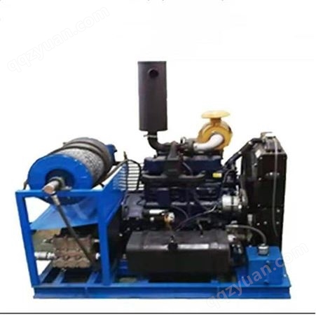 水拓大功率柴油动力管道疏通机下水管道高压清洗疏通机