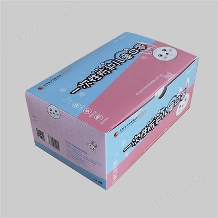 白卡包装盒 防护口罩彩盒 苏州坤宇印刷包装