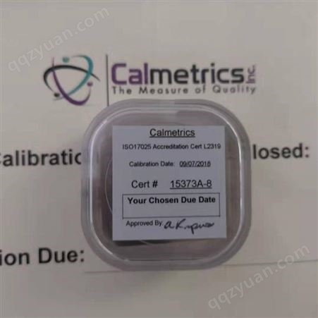 镍标准片美国CalMetics XRF镀层测厚仪标准片CALM-SNI10CU999