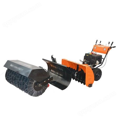 手推式扫雪机 清雪机 汽油小型滚刷式扫雪机