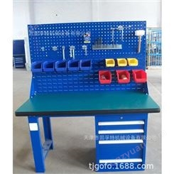 天津生产定制六角工作台 -重型工作台- 不锈钢包面工作台厂家GOFO