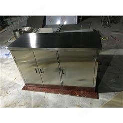 带柜子不锈钢工作台供应 专业设计304 不锈钢工作台GOFO