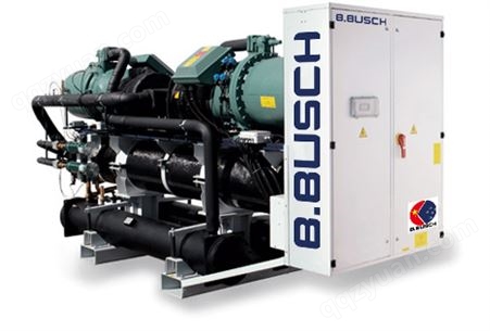 实验室测试超低温专用-35度出水水冷螺杆冷冻机组BUSCH