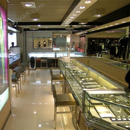 中式珠宝展柜 盛诺玻璃珠宝展柜生产厂家