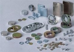 厂家销售钕铁硼 方形条形电镀磁铁片 箱包皮具镀锌磁铁片规格定制