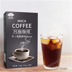 玛咖咖啡 男士能量咖啡OEM贴牌代加工 咖啡粉定制  山东康美