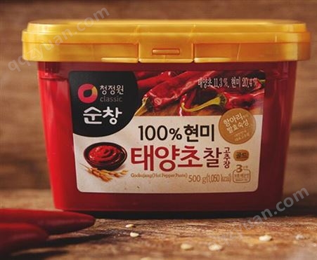 清静园淳昌辣椒酱/盒，韩国大酱批发团购，韩国食品