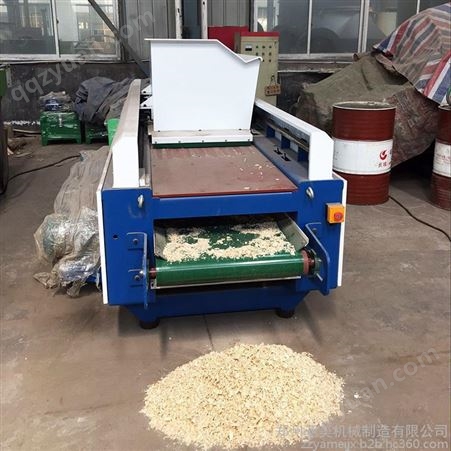 郑州亚美1460机械式刨花粉碎机 木材加工刨花机器视频 垫料刨花机型号
