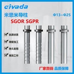 精密导柱导套SGOR模具配件 攻牙导柱SGPR导柱带内螺纹内导柱CIVADA
