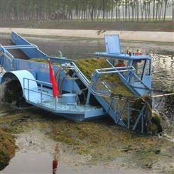 广西柳州电动两栖水草船 环保清理垃圾设备