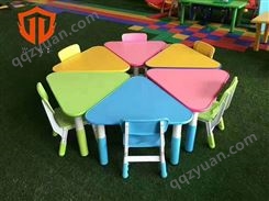 幼儿园桌椅 儿童桌椅 塑料桌椅 画画桌子 幼儿园课桌培训厂家规格齐全