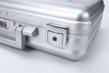联好 全铝合金箱子 手提旅行箱金钥匙带锁全金属文件商务公文铝箱