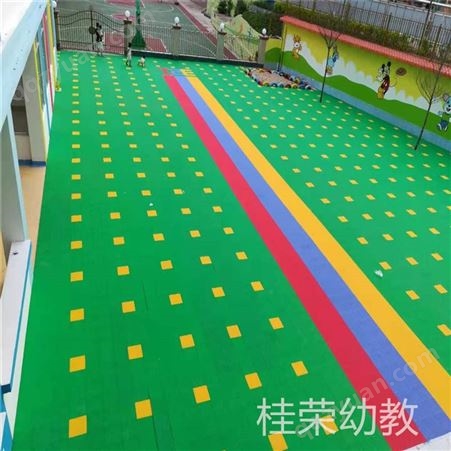 室外跑道塑胶地板 广西地面悬浮地垫 地垫施工价格便宜