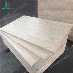 泰国进口橡胶木指接板材 红林橡胶木齿接板家具门板订购 实木餐台面板