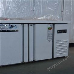 商用包子店保鲜工作台厨房冷冻柜 大容量工作台双门保鲜台台式冷柜