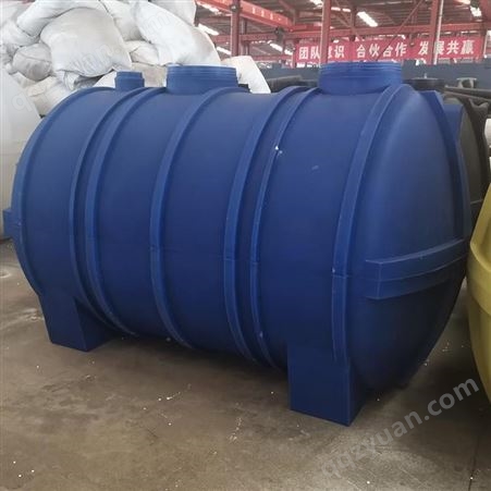 蓝色净化槽 5立方一体化小型污水处理机器 PE材质安装简单锦绣山河