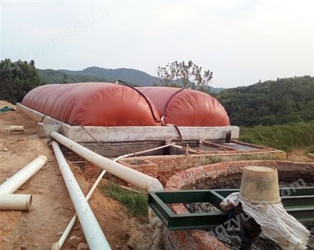 农村可折叠气袋沼气池 凯旋环保塑料养猪场污水沼气池