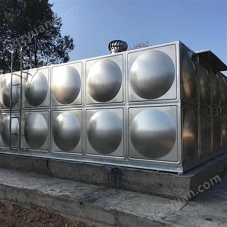 德工设备 无锡不锈钢计量水箱 186立方二次供水水箱