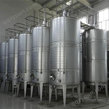 20吨果酒发酵设备 外盘降温水带发酵罐 米勒板 自动控温不锈钢发酵罐鸿运达厂家供应