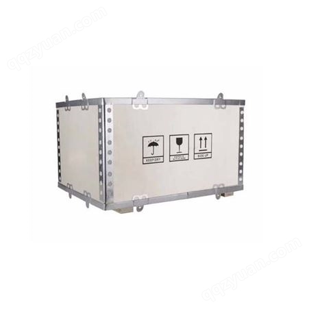 可定制可拆卸钢带卡扣式包装箱-物流运输包装木箱