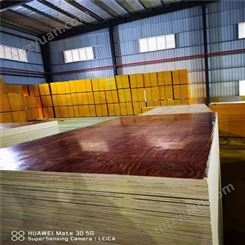 建筑模板厂家直供工程木板材酚醛胶镜面黑色覆膜板 松木整芯建筑木模板 