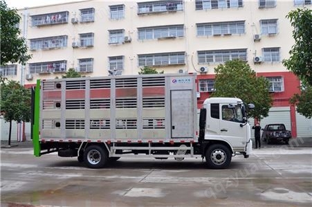 畜禽运输车 大多利卡D9拉猪车 6米八货箱