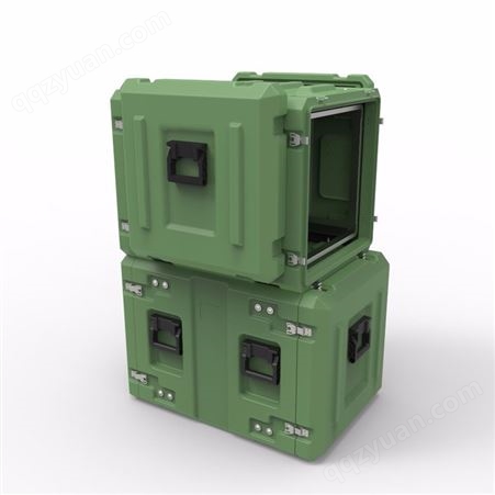 百世盾 6U减震机架箱移动机柜航空箱拉杆携行箱 户外勘擦箱