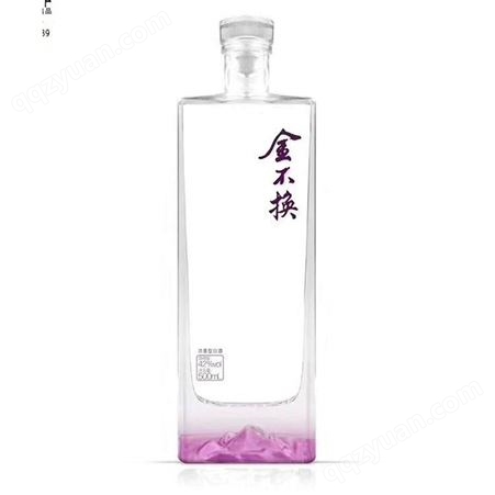 玻璃酒瓶 500ml密封白酒瓶 一斤装晶白瓶 晶白料玻璃酒瓶 供应厂家 酒瓶价格