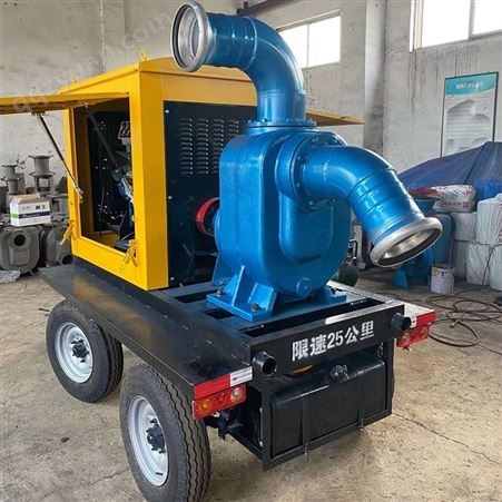 拖车式 应急排水 长田ct-1 防汛抢险移动泵车 柴油机